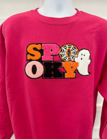 SPOOKY Chenille Sweatshirt