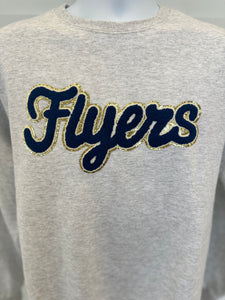 FLYERS Script Chenille Sweatshirt