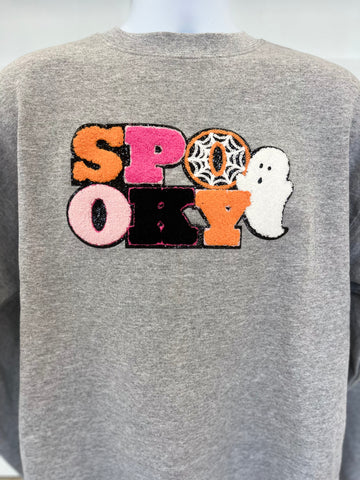 SPOOKY Chenille Sweatshirt