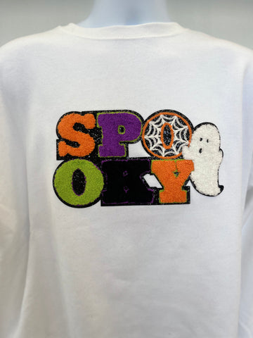 SPOOKY Chenille Sweatshirt