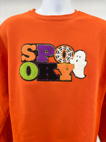 SPOOKY Chenille Sweatshirt