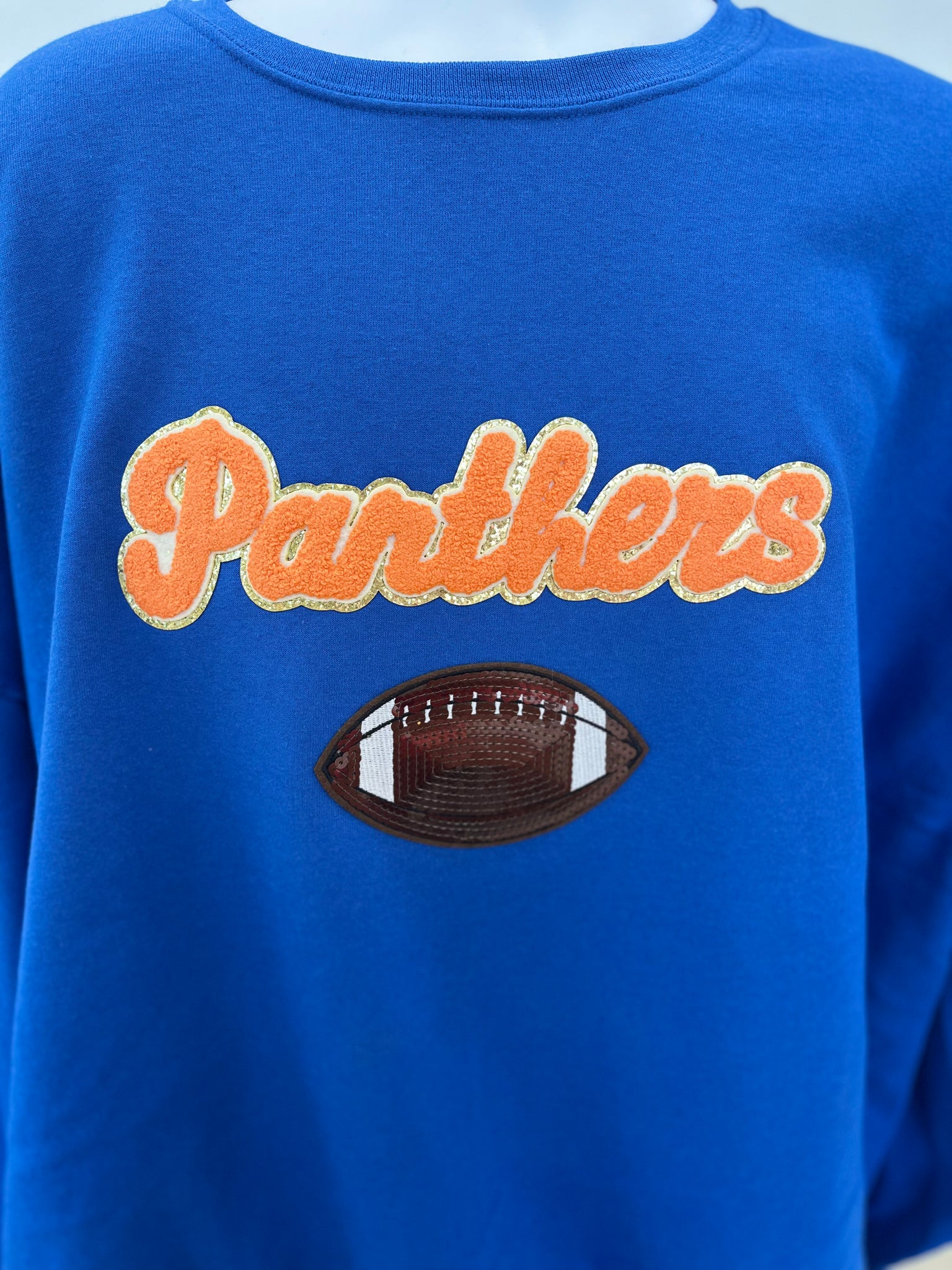 Panthers Football Chenille Sweatshirt